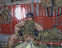 Roman Kopřiva v roce 2009 během mise v Afghánistánu