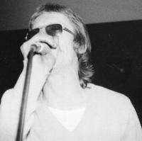 Bedřich Ziegler at a concert in the 1980s