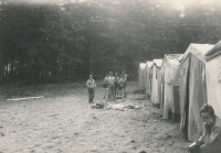 Scout camp in Moldava, August 1970