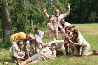 Jan Rabiňák with his scouts