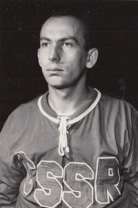 Vladimír Nadrchal, representing Czechoslovakia. First half of the 1960s