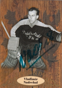 Vladimír Nadrchal on a hockey card, around 1960