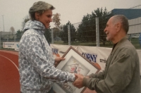 Antonín Vojtek with Barbora Špotáková