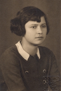 Aunt Věra Světlíková, nee. Rambousková, 1920s (author František Drtikol)