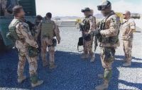 Základna Kandahár v Afghánistánu v roce 2009