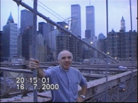 V prvním roce po příjezdu do USA, New York, 2000