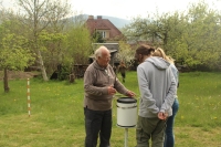 Miroslav Jech with the Stories of Our Neighbours project team, May 2022