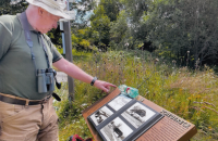 Pavel Veverka as a ranger in the Šumava National Park, circa 2017