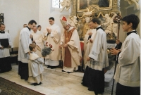 Ordination, 22 February 1998, at St. Gothard's, Prague