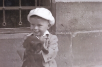 Frantisek Brouk at about three years old