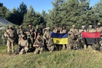 International Legion of Ukraine squad at the end of summer 2022