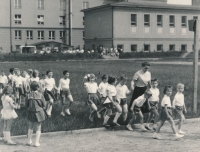 Nácvik na Spartakiádu, 1966