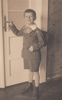 Miroslav Hovorka, father of Zdeněk Hovorka, as a little boy