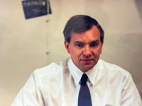 Witness in his study, 1992