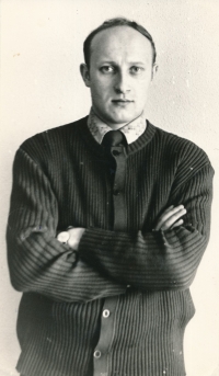 Michal Sevruk during his studies at the Academy of Music, 1976