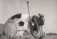 Bivouacs on mountain ridges, Romania, 1987