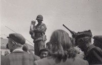 Americans in Velichovky near Jaroměř, 8-9 May 1945