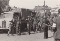 The surrender of the Germans in Jaroměř and the National Guard, 10 May 1945