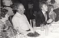 Novosádovi with son Antonín, about 1982