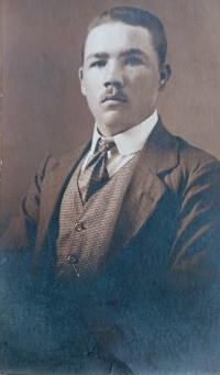 Josef Tesařík, otec pamětníka v roce 1918