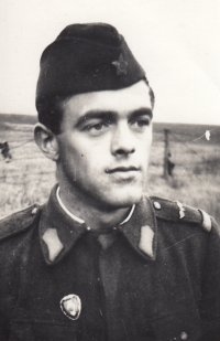 Alois Klepacek during compulsory military service, Romania, 1960s