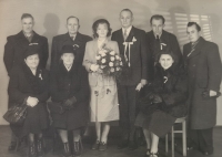 Wedding of Milena and Václav Ledvinka, 1953