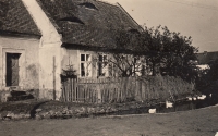 Birthplace of Waltraud Vilde in Miřetice u Vintířova, house no. 28