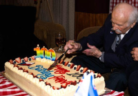 František Příhoda at the celebration of his 100th birthday