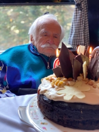 František Příhoda at the celebration of his 100th birthday