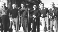 František Příhoda (third from the right) in the second half of the 1950s