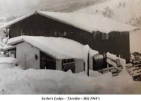 Alexandra Nekvapilova's tourist cottage in Thredbo in the early 1960s