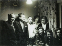 Second from the left, Uncle Paul, family reunion in Israel