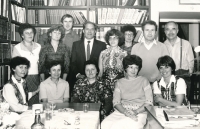 The staff of the Brno City Archives in the early 1980s