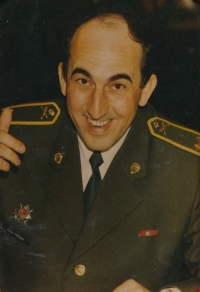 Tomáš Finger as a lieutenant colonel in the first half of the 1990s