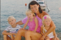 Daughter Šárka with children