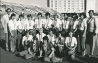 Stříbrné medailistky z olympiády 1980 v Moskvě, Alena Mejzlíková stojí třetí zprava