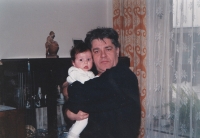 With granddaughter Barbara, 1997