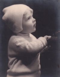 As a two-year-old boy, 1945