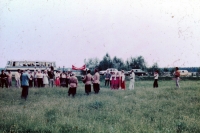 Witness with a musical ensemble in the Soviet Union, 1970s