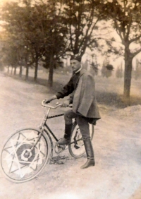 Father Jaroslav Kloc as postmaster