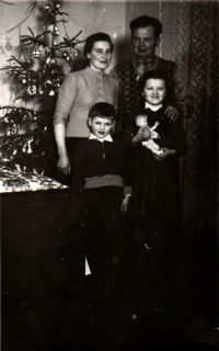 Christmas of the Křivánek family, Cheb, 1968