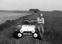 Karel Jirik with Porsche 914 / Germany 1983