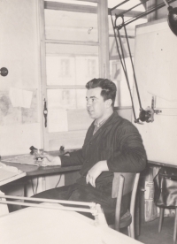 Jiří Cimrman as designer of the company Construction around 1960