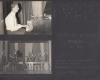 The beginnings of the band Omega, whose bandleader became Lubomír Schimmer