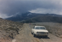 Lubomir and Veronika crossing the Sierra Nevada mountains