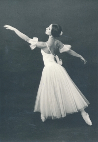 Mahulena Křenková in one of her dance roles at the National Theatre