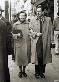 Aunt Blanka and Uncle František Skalla after emigration in Canada (Hamilton)
