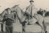 Meeting of two Mapuche friends