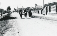 Meeting of Mapuche friends (street in Cholchol)