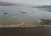 Nové Mlýny, reduced water level